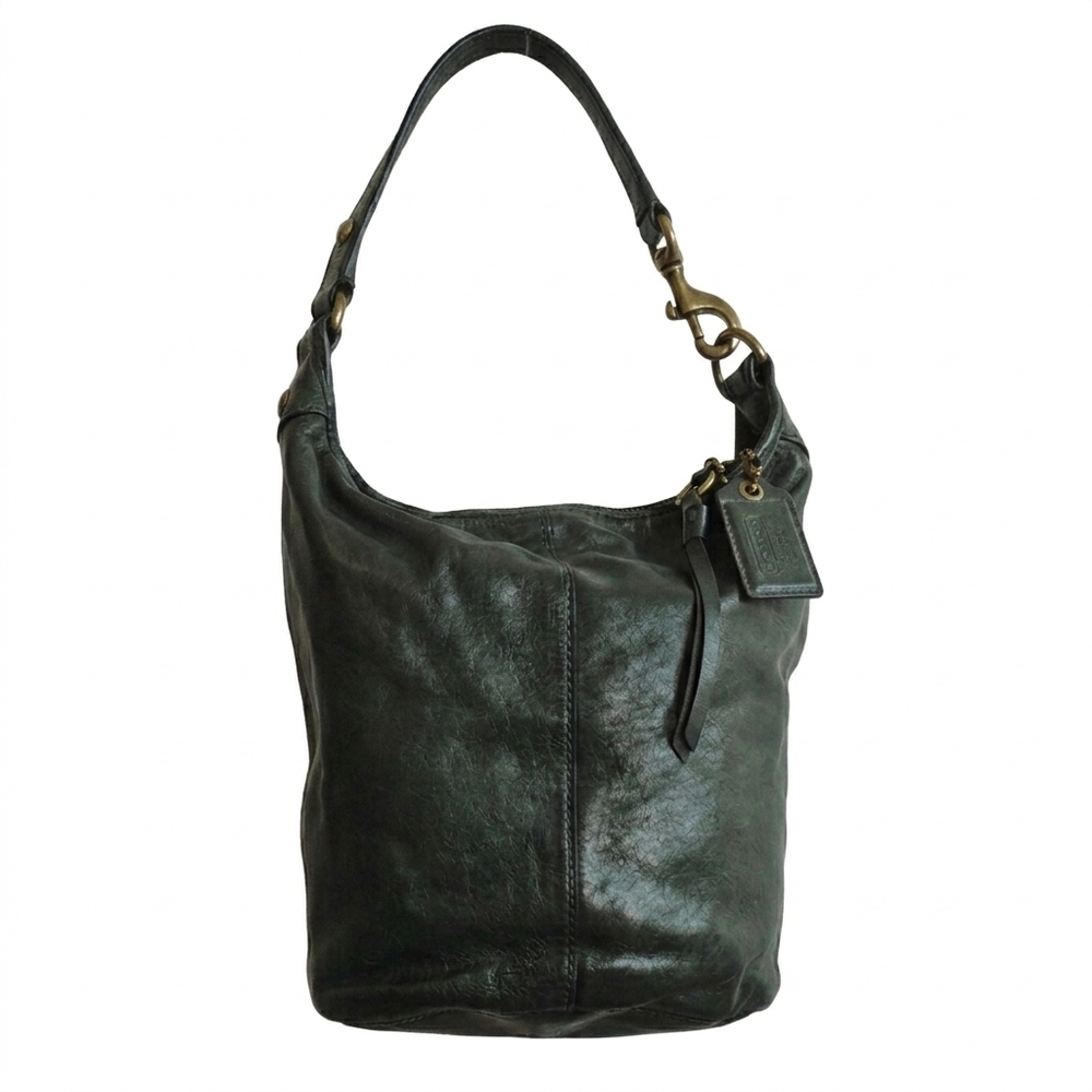 Coach 2007 Bottle Green Bleecker Extra Large Duffle 11423 HTF - Picture 12 of 14